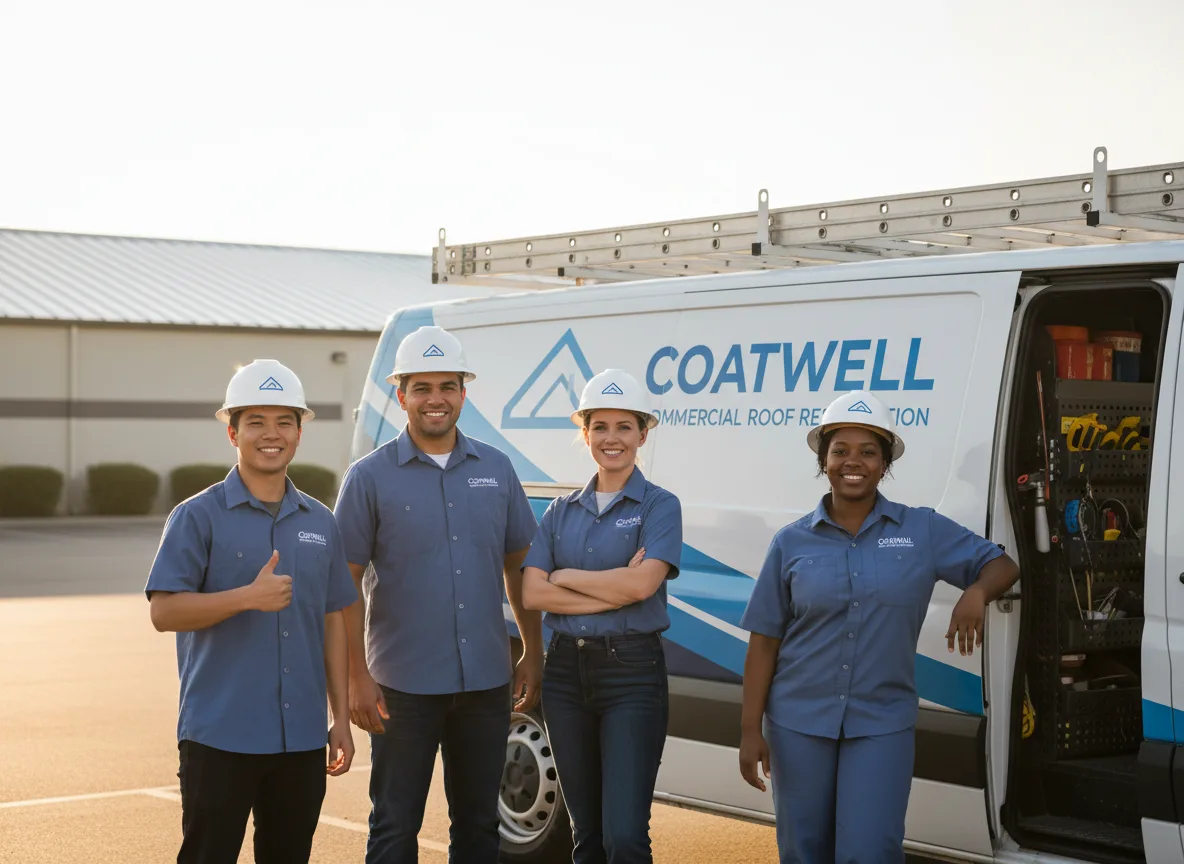Commercial roof coating company in Bowie, AZ