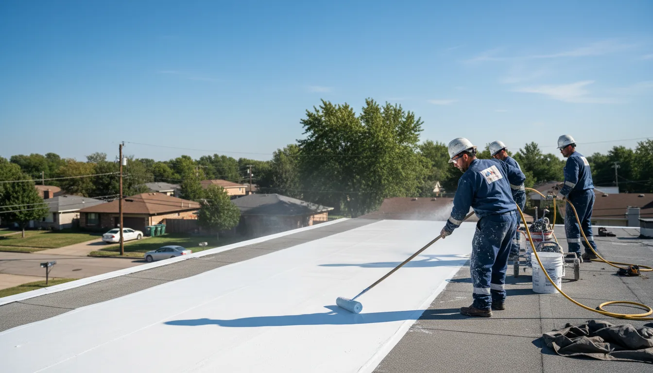 Commercial roof coating in Bowie, AZ near me